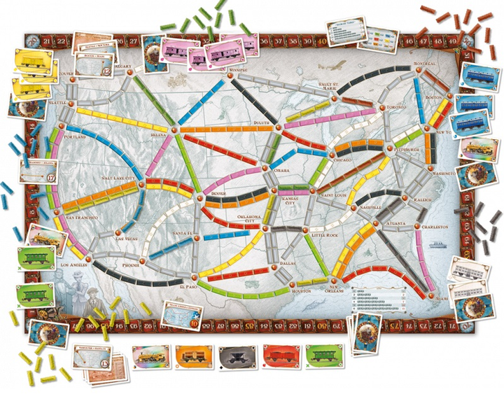 Настільна гра Days Of Wonder Ticket to Ride USA (0824968717011) - зображення 3