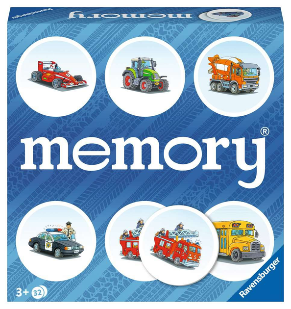 Настільна гра Ravensburger Vehicles Memory (4005556223787) - зображення 1