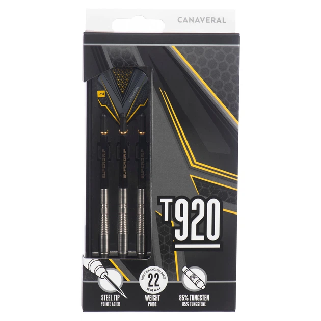 Дротики для Дартса CANAVERAL T920 3шт со Стальными Наконечниками - изображение 3