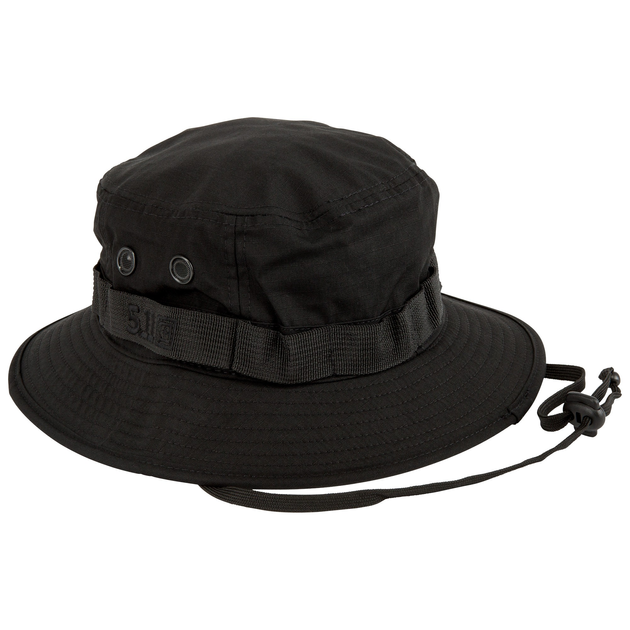 Панама тактическая 5.11 Tactical Boonie Hat Black M/L (89422-019) - изображение 2