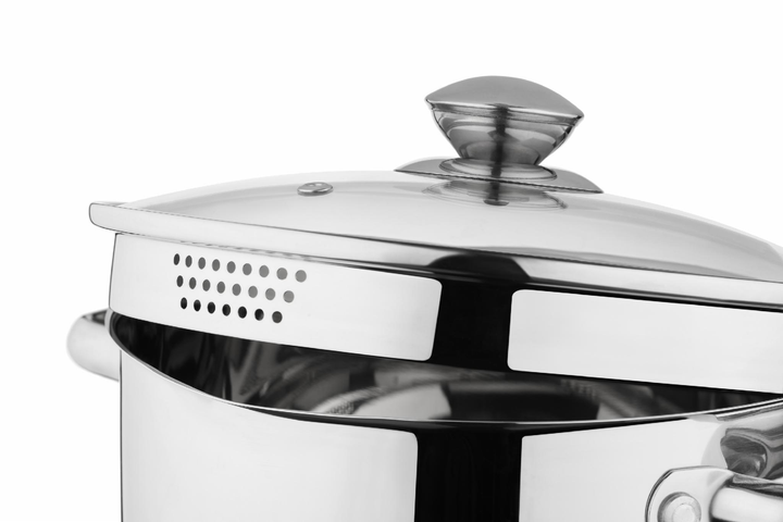 Кастрюля со стеклянной крышкой и сливом Ardesto Gemini Lecco 4.7л ...