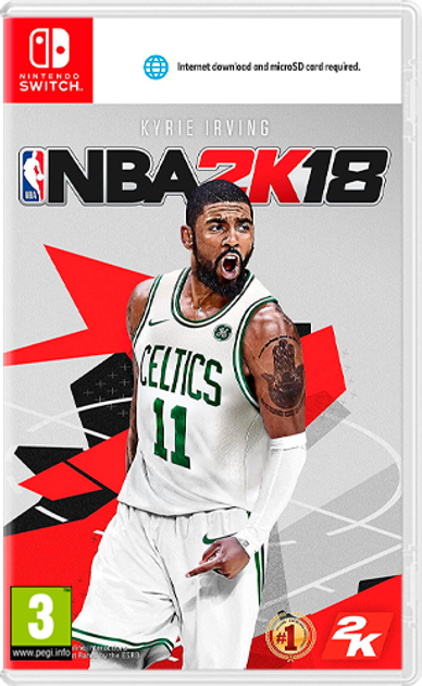 Гра Nintendo Switch NBA 2K18 (Електроний ключ) (5026555066792) - зображення 1