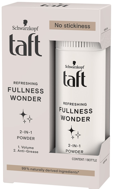 Пудра для волосся Taft Fullness Wonder 2w1 надає об'єму та свіжості 10 г (9000101677942) - зображення 1