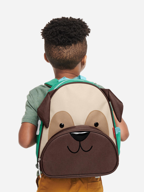 Дитячий рюкзак Skip Hop Zoo Little Kid Backpack Мопс 8 л Різнобарвний (194135386556) - зображення 4