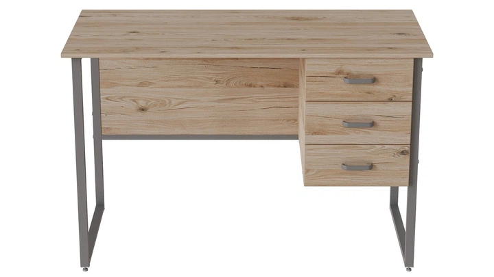 Комп'ютерний стіл Ferrum-decor Гаррі 75x140x60 сірий ДСП Дуб Сан-Маріно 16мм - зображення 3