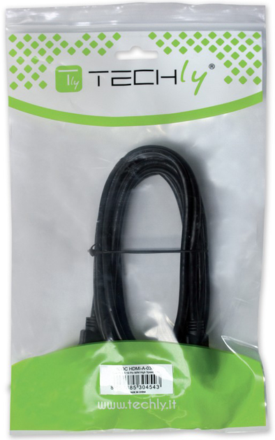 Kabel TECHly HDMI Ethernet M/F przedłużacz 5 m Czarny (8051128106862) - obraz 3