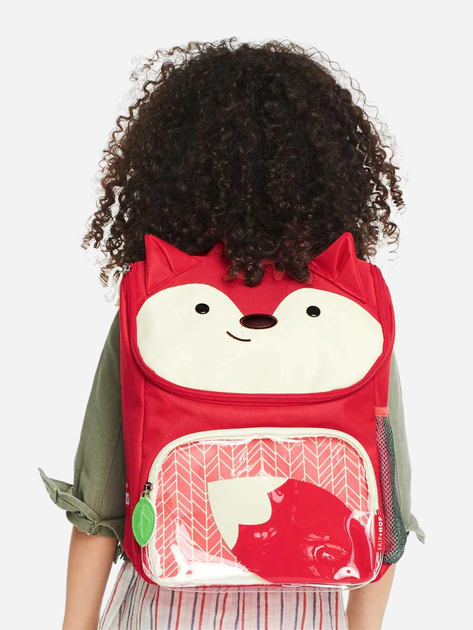 Dziecięcy plecak Skip Hop Zoo Big Kid Backpack Lisek 8 l Czerwony (194135386396) - obraz 3