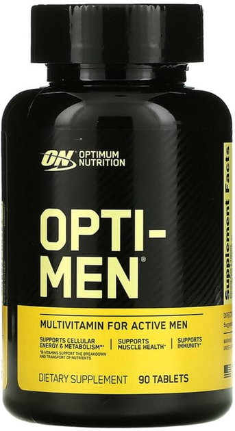 Витамины Optimum Nutrition Opti-Men 90 таблеток (748927052237) – фото ...