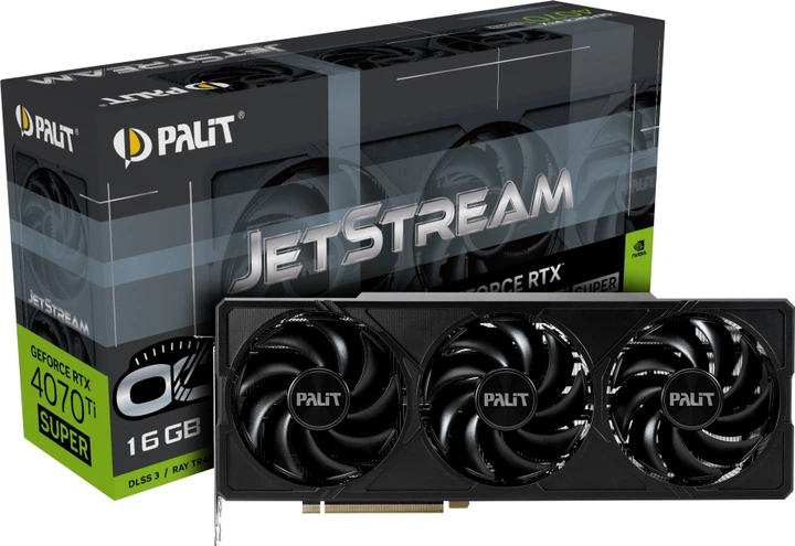 Palit RTX4070Ti SUPER JetStream OC 動作品 Palit Products - GeForce RTX™ 4070 Ti SUPER JetStream (日本 SI