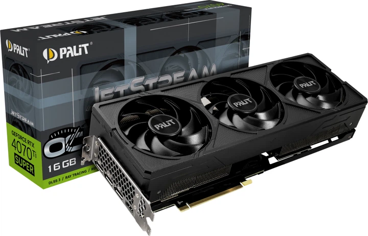 Видеокарта Palit PCI-Ex GeForce RTX 4070 Ti Super JetStream OC