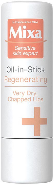 Balsam do ust MIXA Oil-in-Stick Regenerating olejkowy regenerujący 4.7 ml (3600551014357) - obraz 1