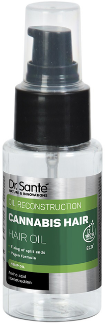 Olejek do włosów Dr. Sante Cannabis Hair Oil rewitalizujący 50 ml (8588006039276) - obraz 1