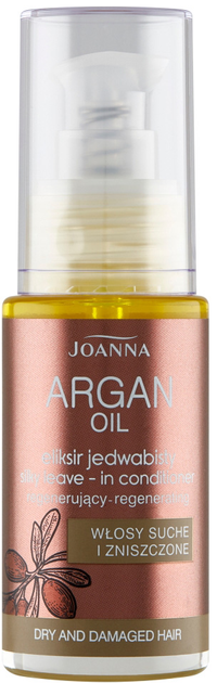 Еліксир Joanna Argan Oil відновлювальний для сухого та пошкодженого волосся 30 мл (5901018010850) - зображення 1