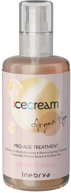Kuracja Inebrya Ice Cream Argan Age odbudowująca z olejkiem arganowym 100 ml (8008277263342) - obraz 1