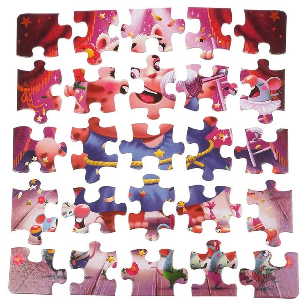 Пазл Картонный Детский Puzzlika "Поющие Животные 2" 25 деталей 15214 - изображение 2