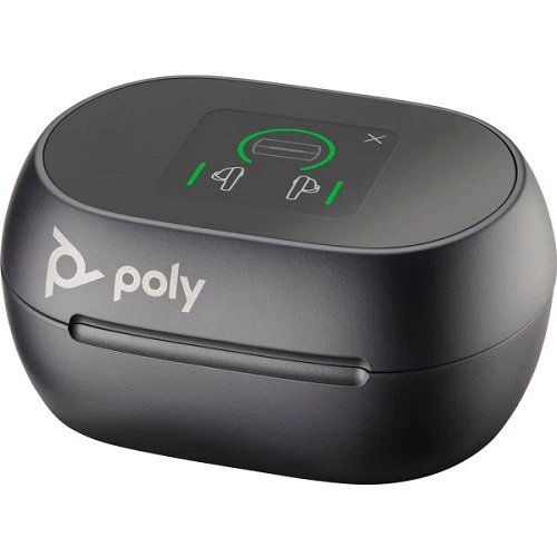 Наушники с микрофоном вакуумные Poly TWS Voyager Free 60+ Earbuds/BT700A/TSCHC/Type-C/102 дБ Black (7Y8G3AA) - изображение 4