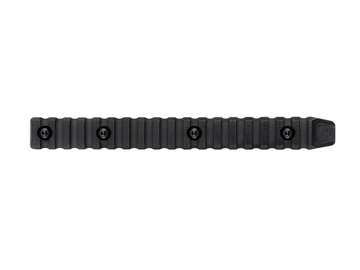 Планка Пикатинни КРУК CRC 9011 Черный АНОД на 18 слотов с креплением M-Lok - изображение 2
