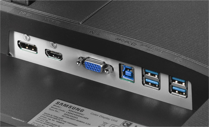 Monitor 24" Samsung Essential Monitor C432 (LS24C432GAUXEN) - obraz 9