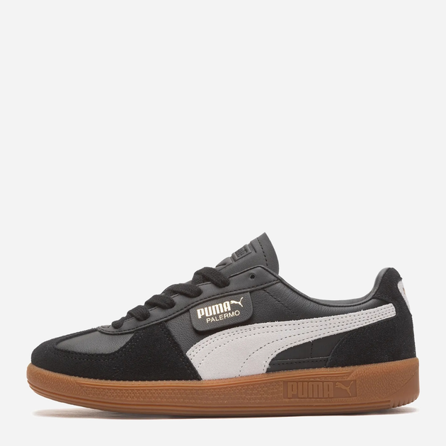 Tenisówki damskie do kostki Puma Palermo Leather 39646403 40 Czarne (4099685704651) - obraz 1