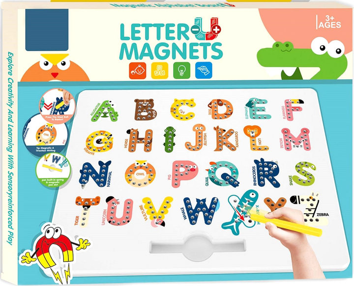 Tablica Madej Alfabet z literkami magnetycznymi (5903631422331) - obraz 1
