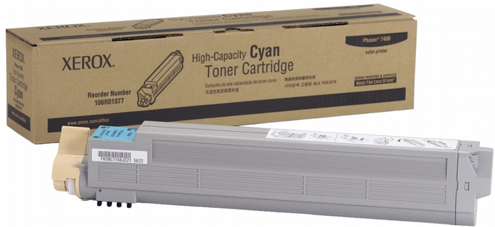 Toner Xerox Phaser 7400 Cyan (95205723700) - obraz 1