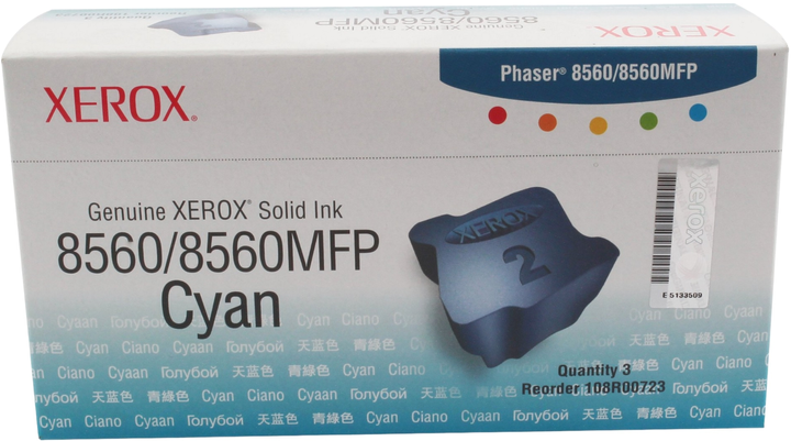 Тонер-картридж Xerox Phaser 8560 Cyan (95205730432) - зображення 1