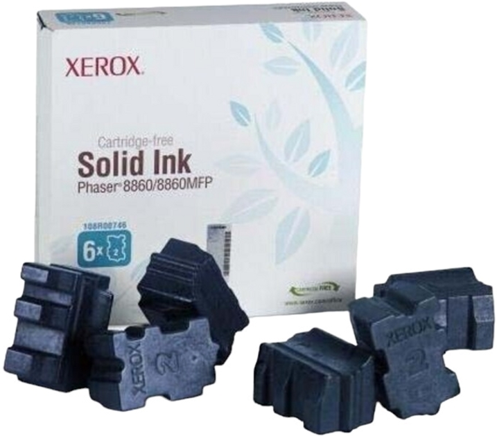 Комплект картриджів Xerox Phaser 8860 6 шт Cyan (95205740554) - зображення 1