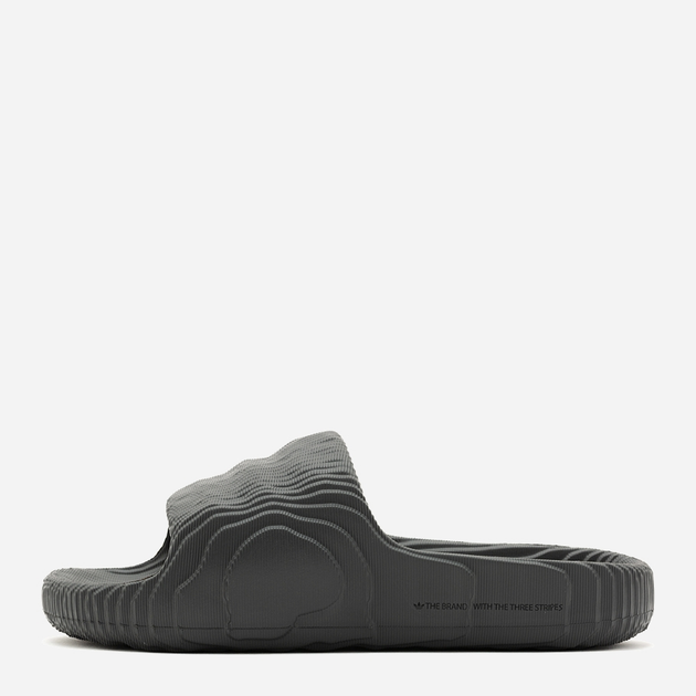 Жіночі шльопанці для пляжу adidas Adilette 22 HP6522 39.5 Темно-сірі (4066746167755) - зображення 3