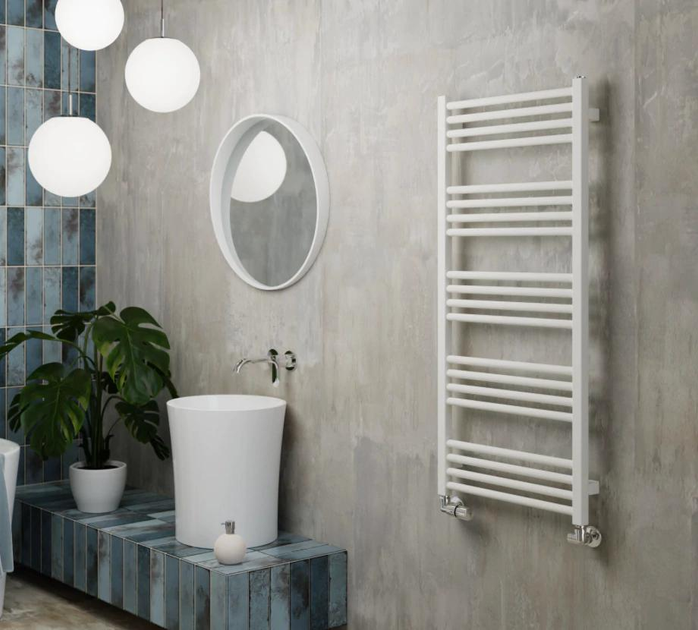 Полотенцесушитель комбинированный Terma Fiona 1380x530 White, тен MOA ...