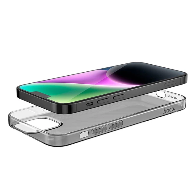 Чохол HOCO для iPhone 14 Max Light series TPU case - Фото 3 Чохол HOCO для iPhone 14 Max Light series TPU case - изображение 3