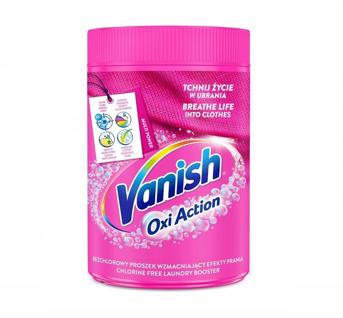 Odplamiacz do tkanin Vanish Oxi Action w proszku 500 g (5908252006700) - obraz 1