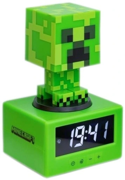 Zegar alarmowy ItemLab Minecraft Creeper (5056577711165) - obraz 1