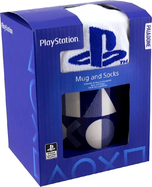 Zestaw prezentowy Paladone Playstation Mug And Socks (5055964766399) - obraz 1
