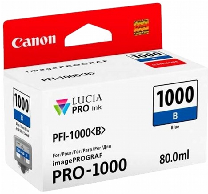 Картридж Canon PFI-1000 Blue (0555C001) - зображення 1