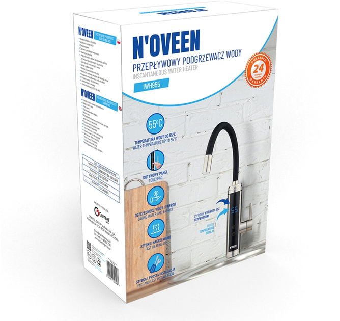 Электрический водонагреватель кран Noveen IWH955 - изображение 5