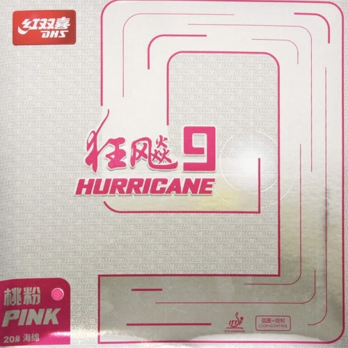 Накладка DHS Hurricane 9 - 39 2.2 мм Рожева - Фото 3 Накладка DHS Hurricane 9 - 39 2.2 мм Рожева - изображение 3
