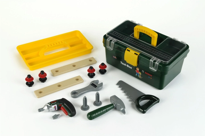 Zestaw zabawkowy narzędzi Klein Tool Box With Bosch Screwdriver 8305 (4009847083050) - obraz 2