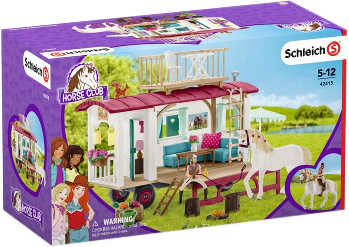 Zestaw do zabawy Schleich Horse Club Caravan For Secret Club Meetings (4055744032264) - obraz 1