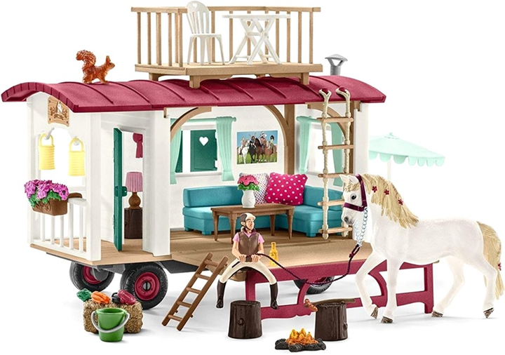 Zestaw do zabawy Schleich Horse Club Caravan For Secret Club Meetings (4055744032264) - obraz 2