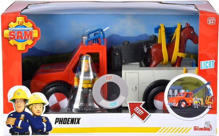 Pojazd Phoenix z figurką Simba Strażak Sam (4006592082000) - obraz 1