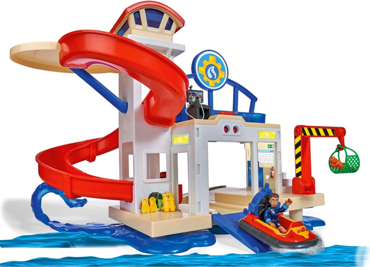 Zestaw do zabawy Simba Strażak Sam Stacja oceaniczna z figurką (4006592081034) - obraz 2