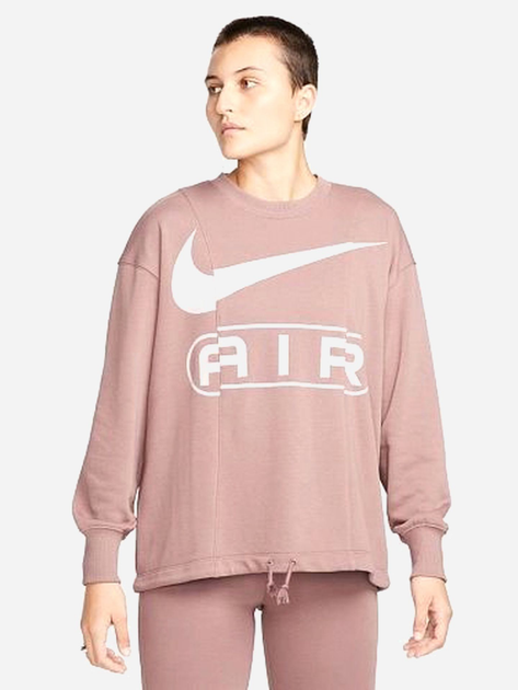 Акція на Світшот оверсайз жіночий Nike Air Fleece Crew FN1897-208 M Рожевий від Rozetka