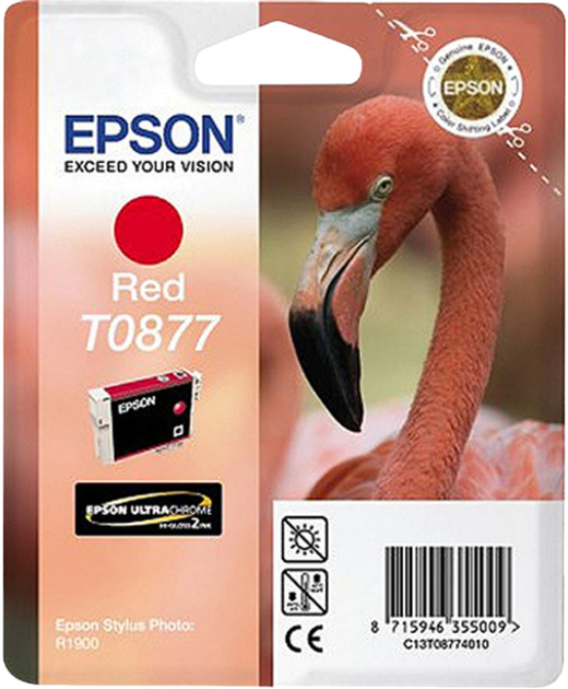 Картридж Epson Stylus Photo R1900 Red (C13T08774010) - зображення 1