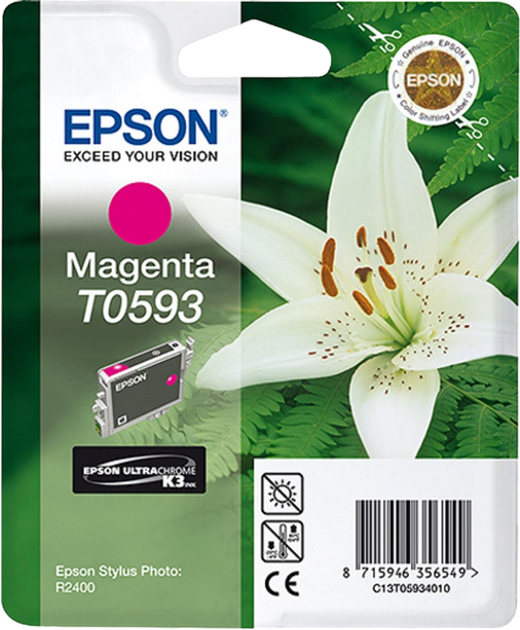 Tusz Epson Stylus Photo R2400 Magenta (C13T05934010) - obraz 1