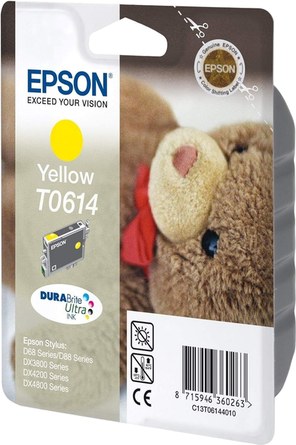 Картридж Epson Stylus D88 Yellow (C13T06144010) - зображення 1