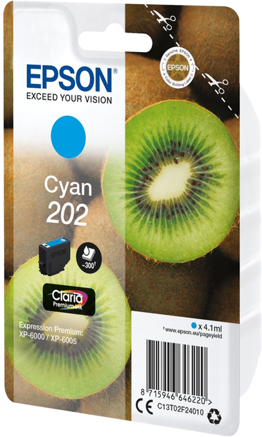 Картридж Epson 202 Cyan (C13T02F24010) - зображення 2