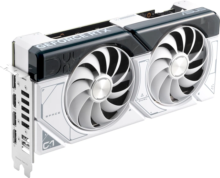 Видеокарта ASUS PCI-Ex GeForce RTX 4070 Super Dual White OC