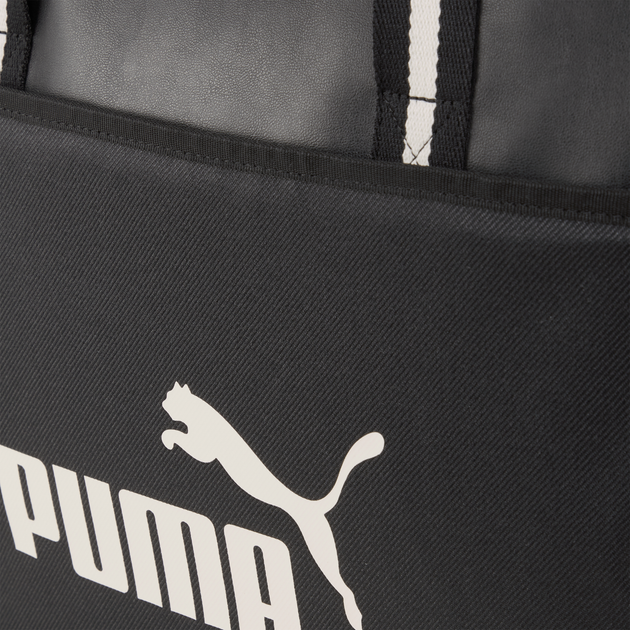 Torebka shopper duża Puma Campus Shopper 9032801 Czarna (4099685698028) - obraz 4