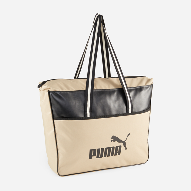 Сумка шопер жіноча Puma Campus Shopper Prairie Tan 9032806 Бежева (4099685706297) - зображення 1