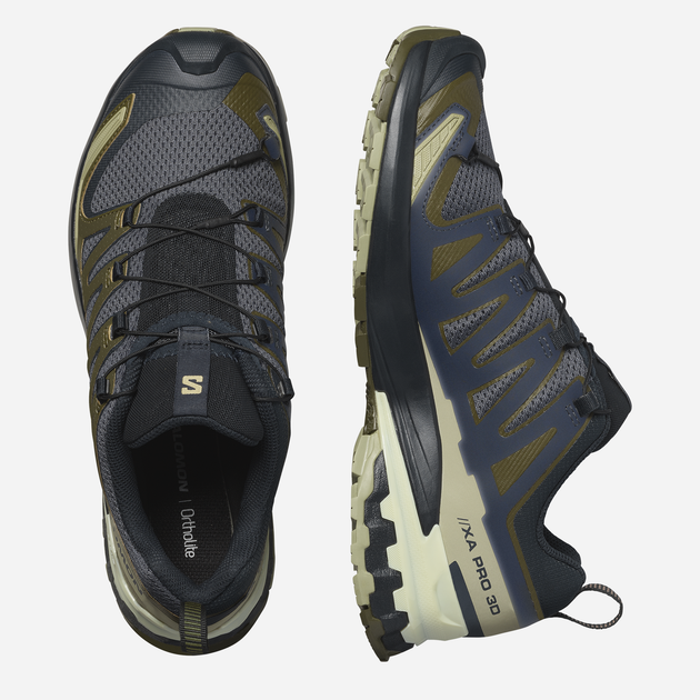 Мужские кроссовки для бега Salomon Xa Pro 3D V9 L47467500 46 (11UK) 29.5 см Зеленые (195751557962) - изображение 5